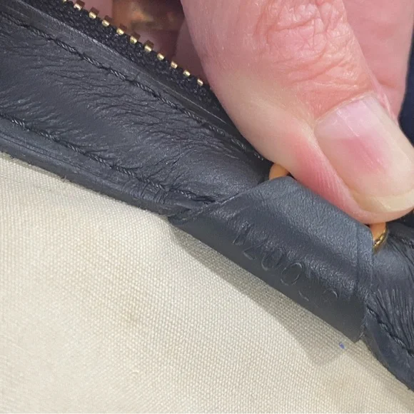 Vintage Louis Vuitton Mini Monogram Josephine GM Navy - Picture 15 of 16